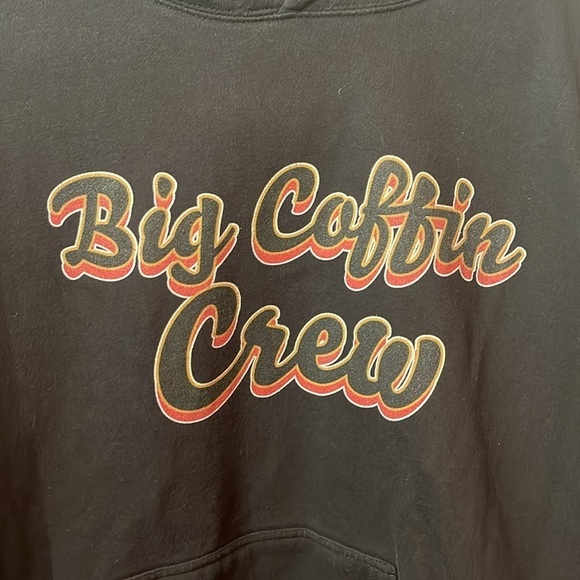 WYCKED Big  coffin, crew, graphic, black hoodie, extra large - Picture 2 of 5